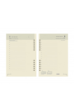 Recharge organiser Brepols - 1 jour par page