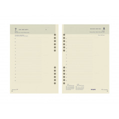 Recharge organiser Brepols - 1 jour par page Recharge organiser Brepols - 1 jour par page