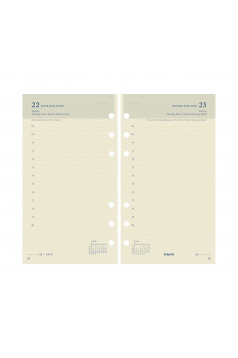 Recharge organiser Brepols - 1 jour par page