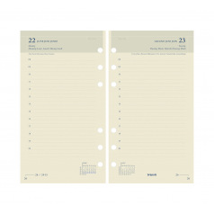 Recharge organiser Brepols - 1 jour par page