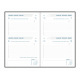 Agenda Aurora FOLIO FA111 - 14 x 21 cm - 2 jours par page