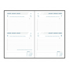 Agenda Aurora FOLIO FA111 - 14 x 21 cm - 2 dagen per pagina Agenda Aurora FOLIO FA111 - 14 x 21 cm - 2 dagen per pagina