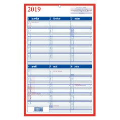 Aurora MEMENTO Kalender - 6 maanden per kant