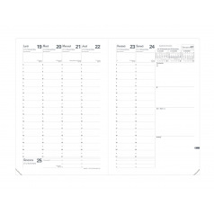Agenda Quo Vadis MINISTRE - 16 x 24 cm - 1 semaine sur 2 pages