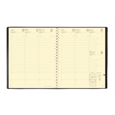 Agenda Quo Vadis MANAGER - 21 x 27 cm - 1 week op 2 pagina's Agenda Quo Vadis MANAGER - 21 x 27 cm - 1 week op 2 pagina's