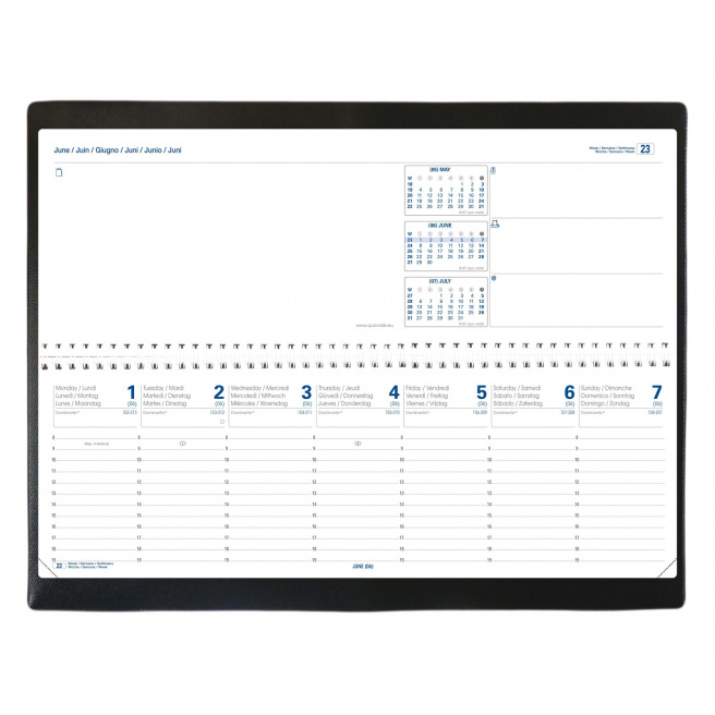 Agenda Quo Vadis AGENDASCOP - 30 x 10 cm - 1 week per pagina + notities