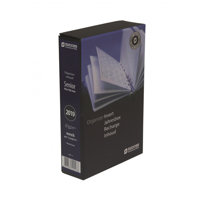 Herlaad organizer Succes - 1 week op 2 pagina's