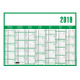 Calendrier planning CLASSIC - 7 mois par face - 55 x 40,5 cm