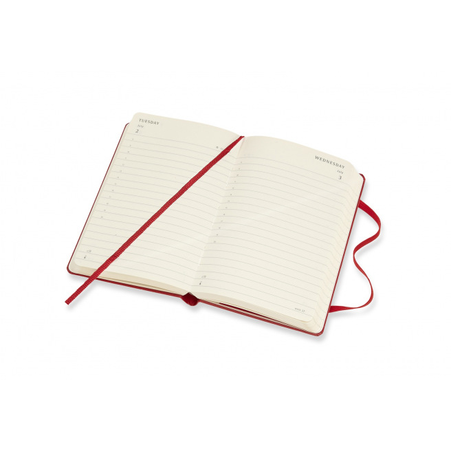 Moleskine Agenda - Pocketformaat 9 x 14 cm - 1 dag per pagina
