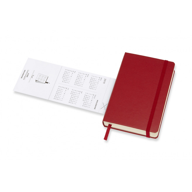 Moleskine Agenda - Pocketformaat 9 x 14 cm - 1 dag per pagina