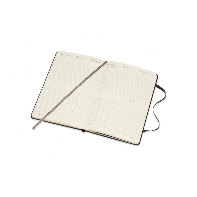 Agenda Moleskine - Pocket 9 x 14 cm - 1 semaine sur 2 pages Agenda Moleskine - Pocket 9 x 14 cm - 1 semaine sur 2 pages
