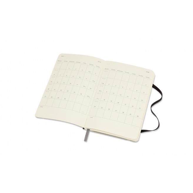 Moleskine Agenda - Pocket 9 x 14 cm - 1 week op 2 pagina's met notities Moleskine Agenda - Pocket 9 x 14 cm - 1 week op 2 pagina's met notities