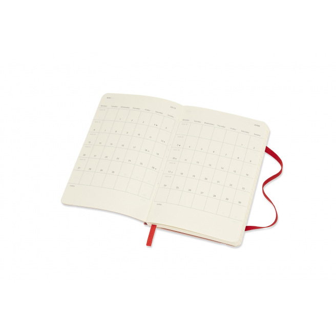 Moleskine Agenda - Pocket 9 x 14 cm - 1 week op 2 pagina's met notities Moleskine Agenda - Pocket 9 x 14 cm - 1 week op 2 pagina's met notities