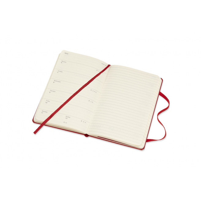 Moleskine Agenda - Pocket 9 x 14 cm - 1 week op 2 pagina's met notities Moleskine Agenda - Pocket 9 x 14 cm - 1 week op 2 pagina's met notities