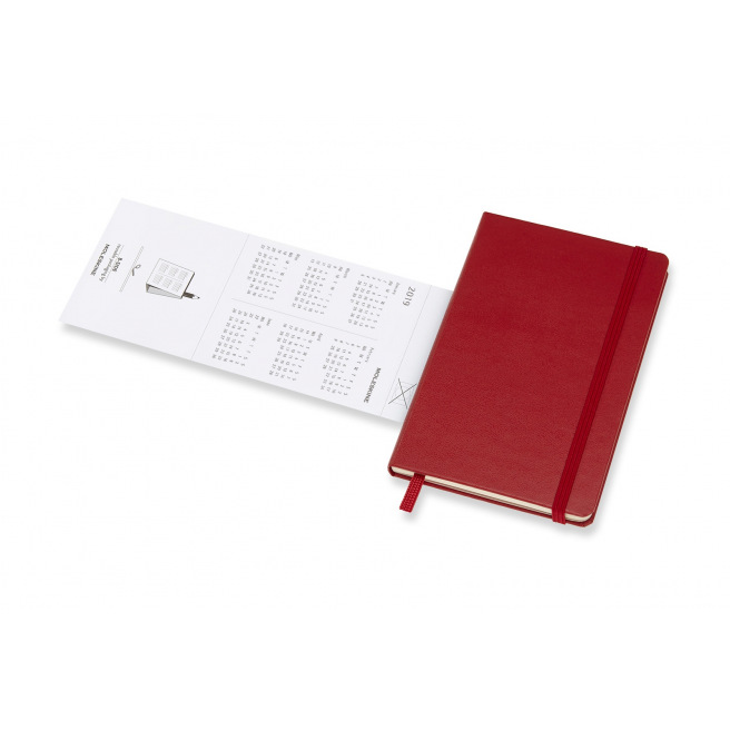 Moleskine Agenda - Pocket 9 x 14 cm - 1 week op 2 pagina's met notities Moleskine Agenda - Pocket 9 x 14 cm - 1 week op 2 pagina's met notities