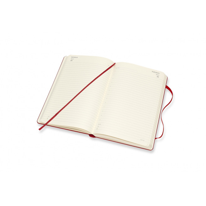 Moleskine Agenda - Groot 13 x 21 cm - 1 dag per pagina