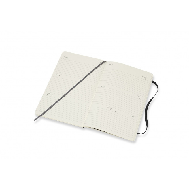 Moleskine Agenda - Groot 13 x 21 cm - 1 week over 2 pagina's Moleskine Agenda - Groot 13 x 21 cm - 1 week over 2 pagina's