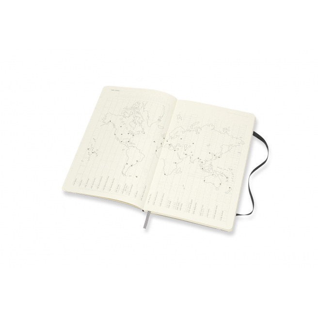 Agenda Moleskine - Large 13 x 21 cm - 1 semaine sur 2 pages avec notes Agenda Moleskine - Large 13 x 21 cm - 1 semaine sur 2 pages avec notes