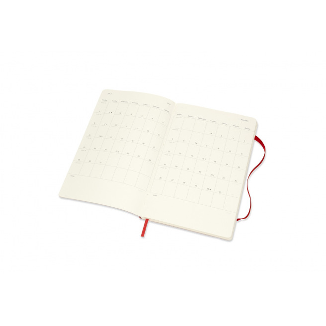 Agenda Moleskine - Large 13 x 21 cm - 1 semaine sur 2 pages avec notes Agenda Moleskine - Large 13 x 21 cm - 1 semaine sur 2 pages avec notes