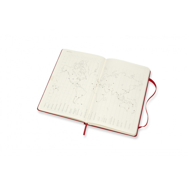 Agenda Moleskine - Large 13 x 21 cm - 1 semaine sur 2 pages avec notes Agenda Moleskine - Large 13 x 21 cm - 1 semaine sur 2 pages avec notes