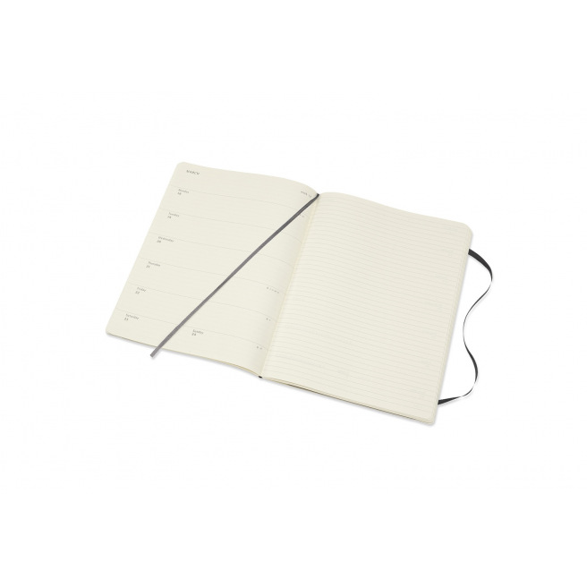Moleskine Agenda - XL 19 x 25 cm - 1 week op 2 pagina's met notities Moleskine Agenda - XL 19 x 25 cm - 1 week op 2 pagina's met notities