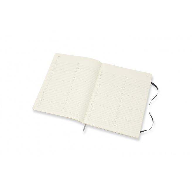Moleskine Agenda - XL 19 x 25 cm - 1 maand op 2 pagina's met notities Moleskine Agenda - XL 19 x 25 cm - 1 maand op 2 pagina's met notities
