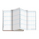 Planning Exacompta EXAPLAN 17 accordéon - 9 x 17,5 cm - 1 mois sur 2 pages