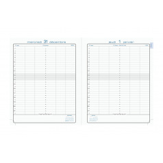 Agenda Exacompta JOURNEE PLANIFIEE 22 - 18 x 22,5 cm - 1 jour par page Agenda Exacompta JOURNEE PLANIFIEE 22 - 18 x 22,5 cm - 1 jour par page
