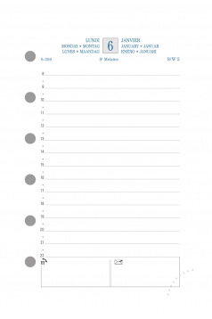 Oplaadorganizer Exacompta EXATIME 14 - 1 dag per pagina