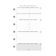 RECHARGE AGENDA BREPOLS BREFAX 27 1SEM./2P.