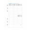 Recharge organiser Exacompta EXATIME 17 - 1 semaine sur 2 pages