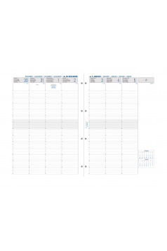 Oplaadorganizer Exacompta EXATIME 29 - 1 week op 2 pagina's