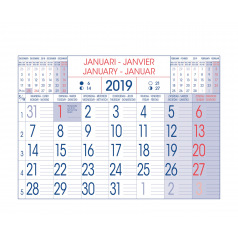 Bloc calendrier mensuel