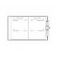 Herlaadbare agenda Mignon - 6,8 x 9 cm - 2 dagen per pagina