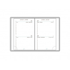 Navulling agenda Mignon - 7,3 x 12 cm - 2 dagen per pagina Navulling agenda Mignon - 7,3 x 12 cm - 2 dagen per pagina