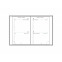 Recharge agenda Mignon - 7,3 x 12 cm - 2 jours par page