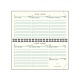 Recharge agenda Mignon - 7,8 x 15,4 cm - 1 semaine sur 2 pages