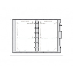 Herlaad organizer Mignon AK12 - 7,3 x 12 cm - 2 dagen per pagina Herlaad organizer Mignon AK12 - 7,3 x 12 cm - 2 dagen per pagina