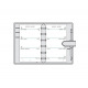 Herlaad organizer Mignon SK12 - 7,3 x 12 cm - 1 week op 2 pagina's