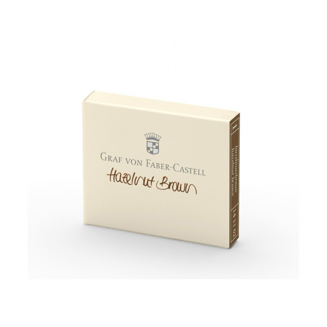 Cartouches d'encre Graf von Faber-Castell - étui de 6 Cartouches d'encre Graf von Faber-Castell - étui de 6