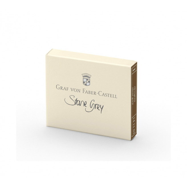Cartouches d'encre Graf von Faber-Castell - étui de 6 Cartouches d'encre Graf von Faber-Castell - étui de 6