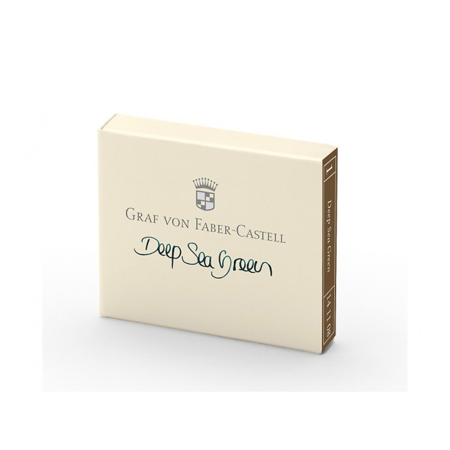 Cartouches d'encre Graf von Faber-Castell - étui de 6 Cartouches d'encre Graf von Faber-Castell - étui de 6