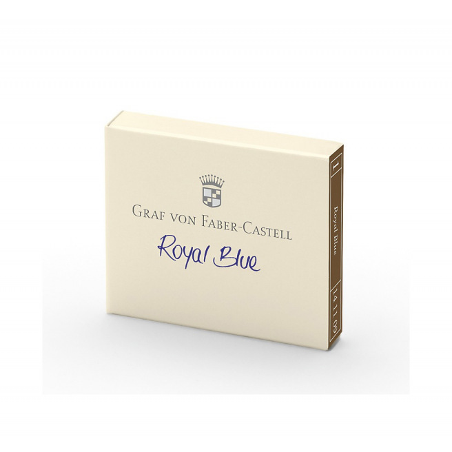 Cartouches d'encre Graf von Faber-Castell - étui de 6 Cartouches d'encre Graf von Faber-Castell - étui de 6
