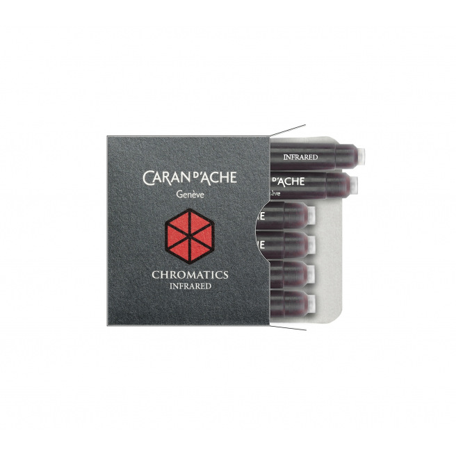 Cartouches d'encre Caran d'Ache CHROMATICS - étui de 6 Cartouches d'encre Caran d'Ache CHROMATICS - étui de 6