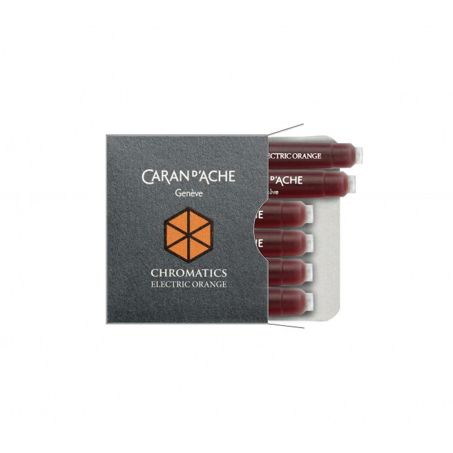 Cartouches d'encre Caran d'Ache CHROMATICS - étui de 6 Cartouches d'encre Caran d'Ache CHROMATICS - étui de 6