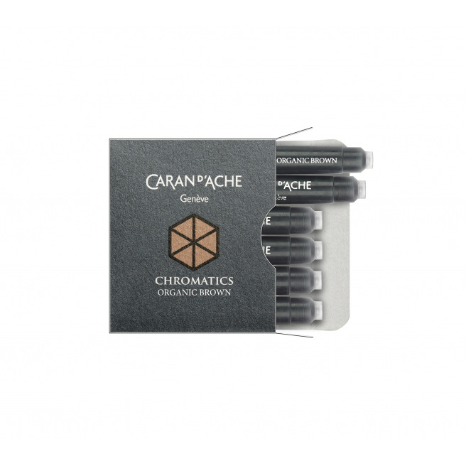 Cartouches d'encre Caran d'Ache CHROMATICS - étui de 6 Cartouches d'encre Caran d'Ache CHROMATICS - étui de 6