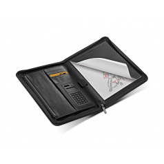 Conférencier Filofax METROPOL zippé Folio avec calculatrice - simili cuir noir Conférencier Filofax METROPOL zippé Folio avec calculatrice - simili cuir noir