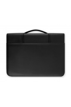 Porte-documents Filofax METROPOL zippé A4 avec anneaux - simili cuir noir