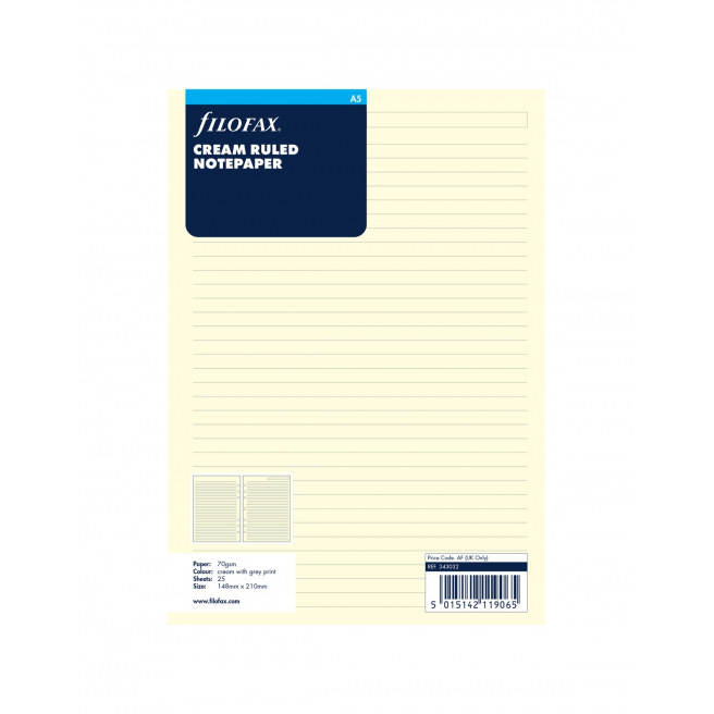 Navulvellen voor het organiseren van Filofax Navulvellen voor het organiseren van Filofax