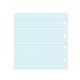 Recharge feuilles de notes pour organiser Filofax